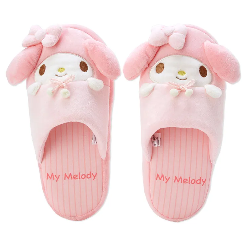 Japan Sanrio - Relaxing Warm Room x My Mlelody Character Shaped Slippers