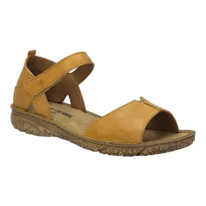 Josef Seibel Women's Ivy 05 Leather Sandals Amber Yellow