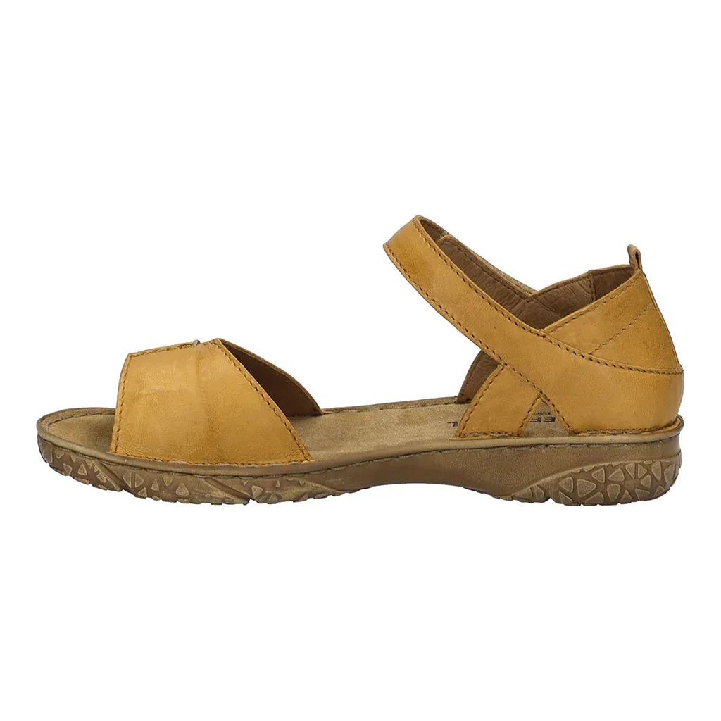 Josef Seibel Women's Ivy 05 Leather Sandals Amber Yellow