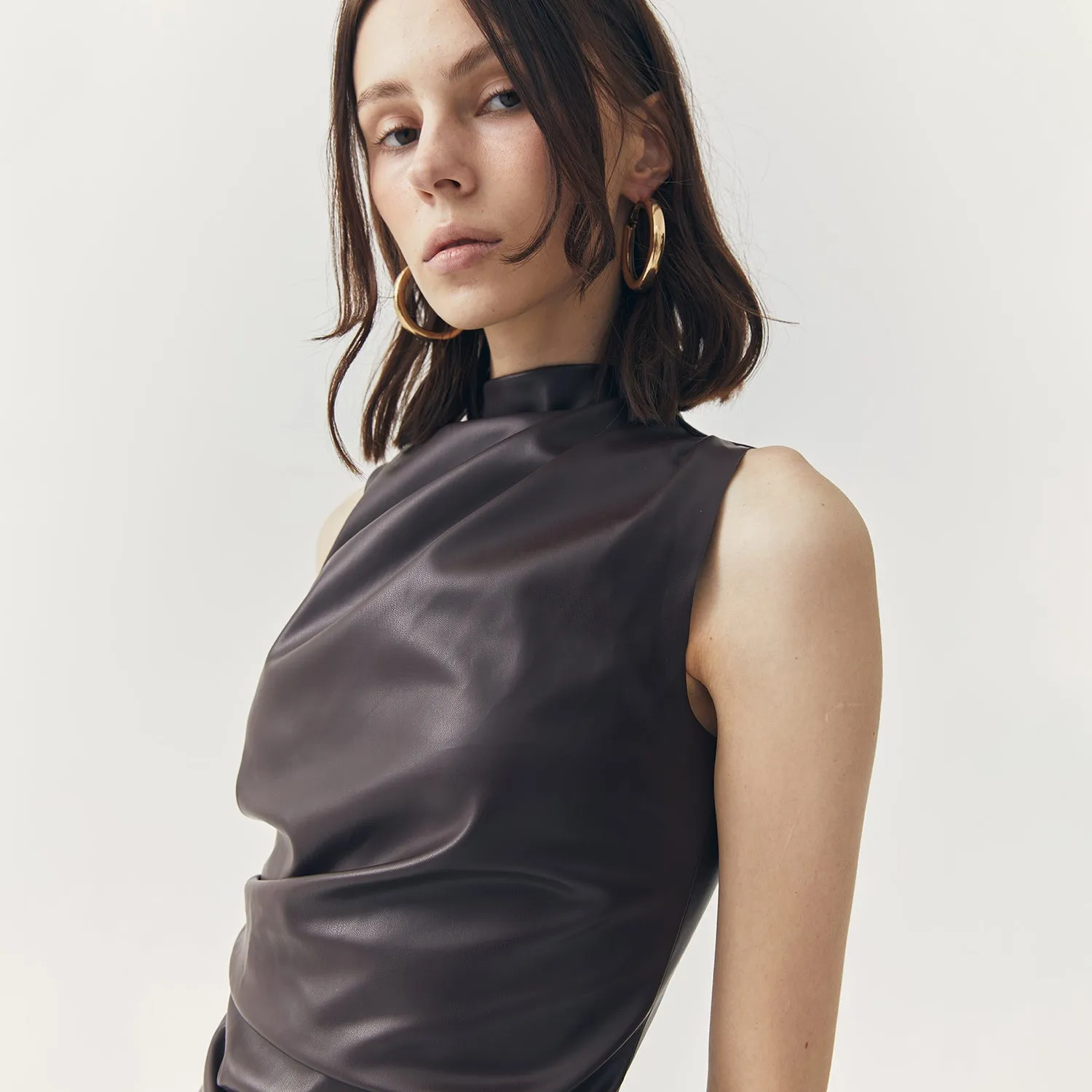 JUNO LEATHER TANK