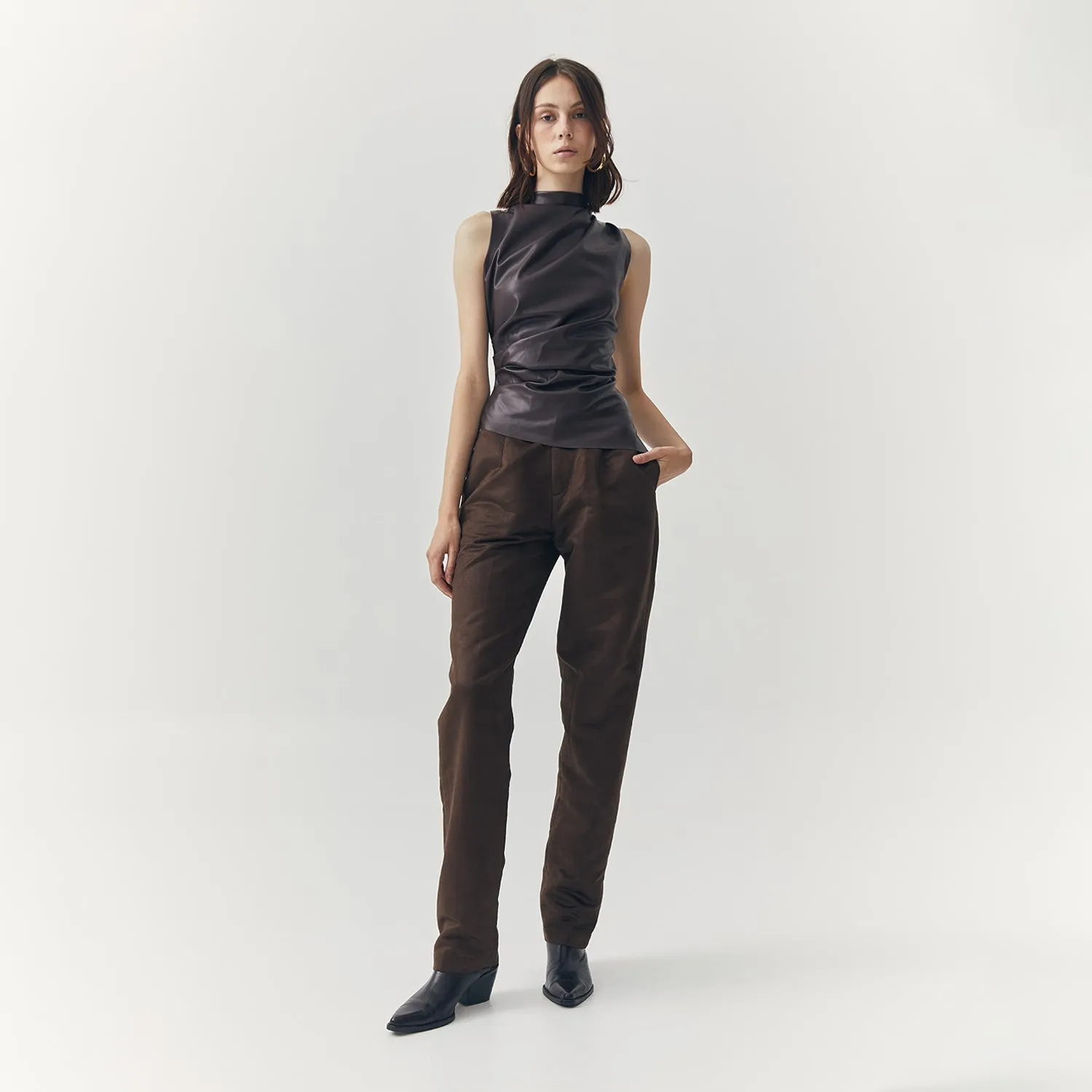 JUNO LEATHER TANK