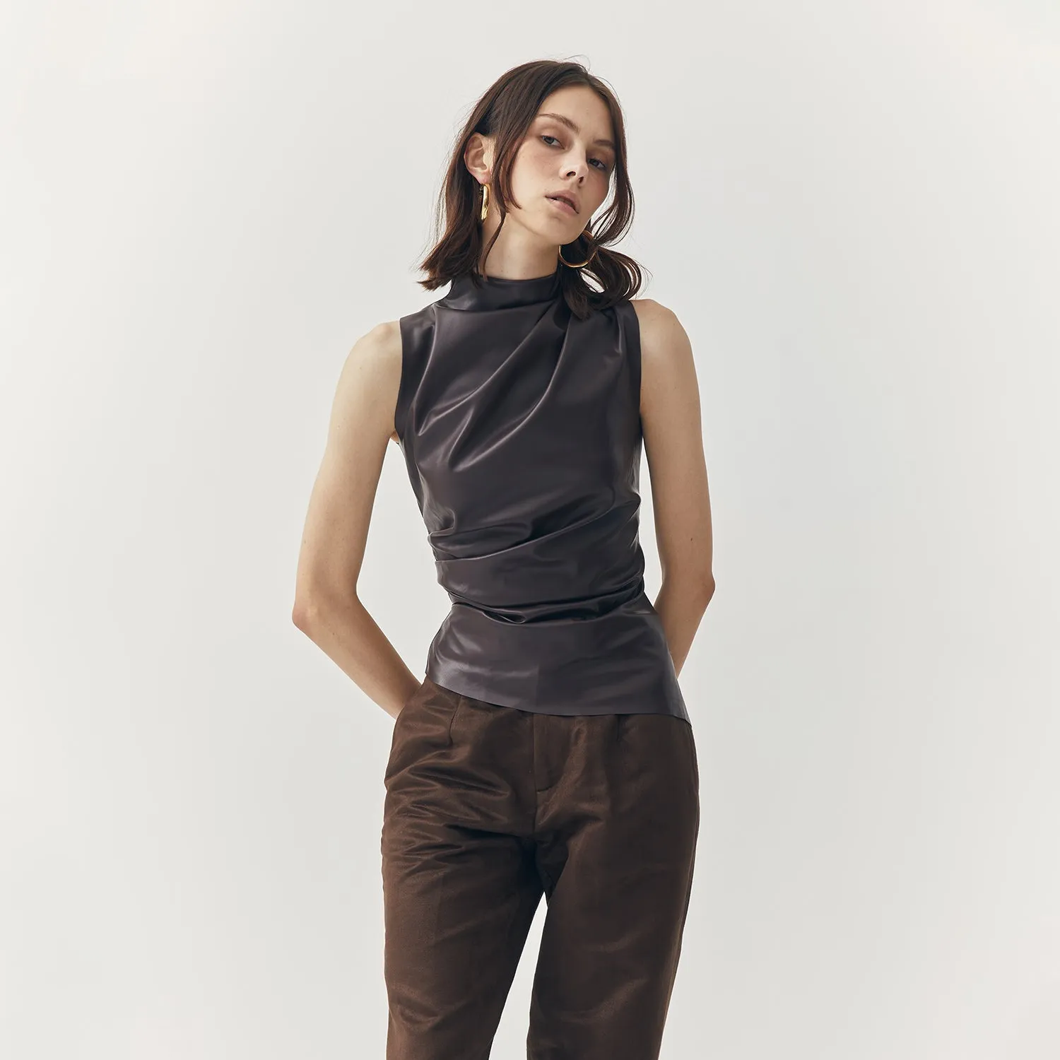 JUNO LEATHER TANK