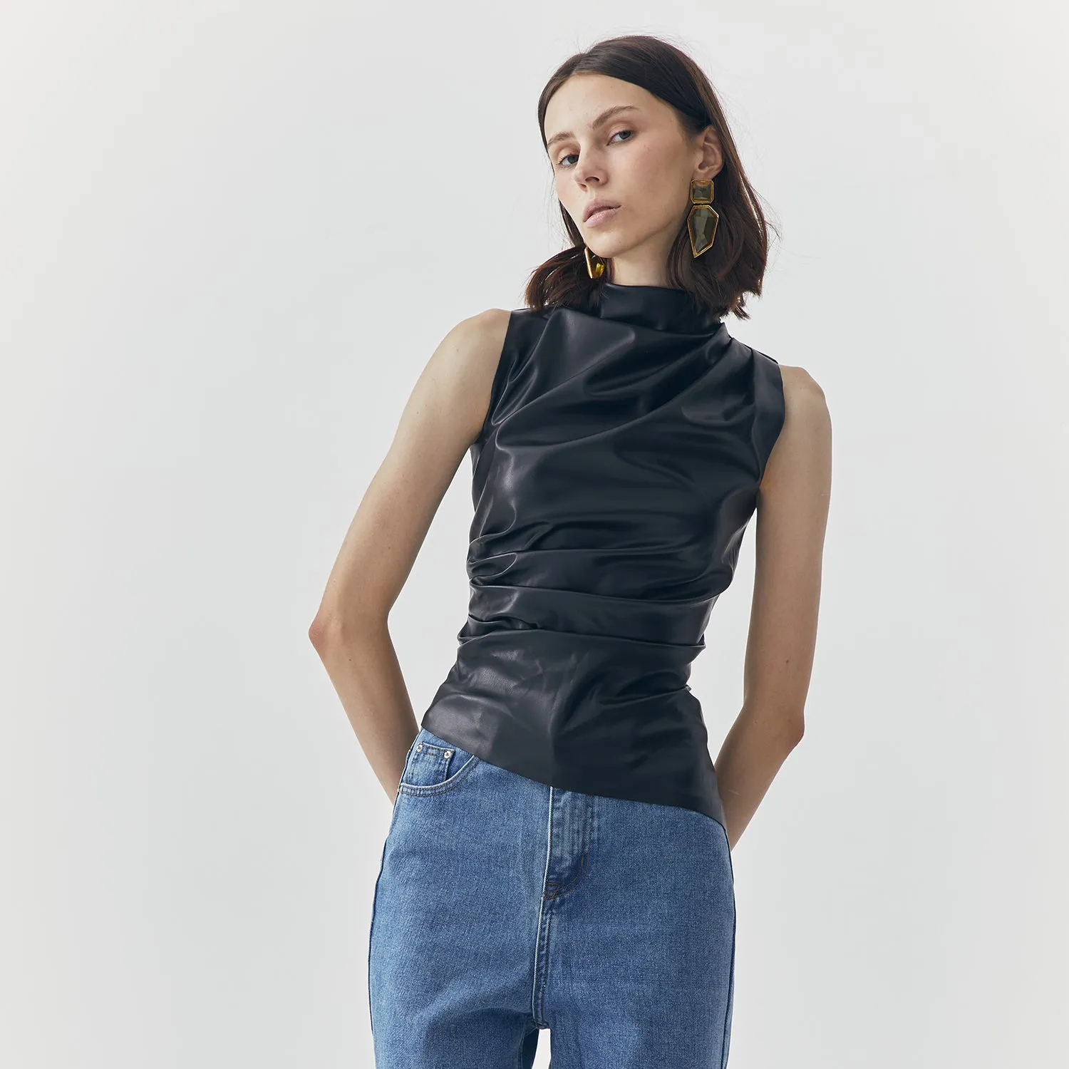 JUNO LEATHER TANK