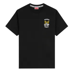 Kenzo Verdy Market Genderless Embroidered T-shirt Black