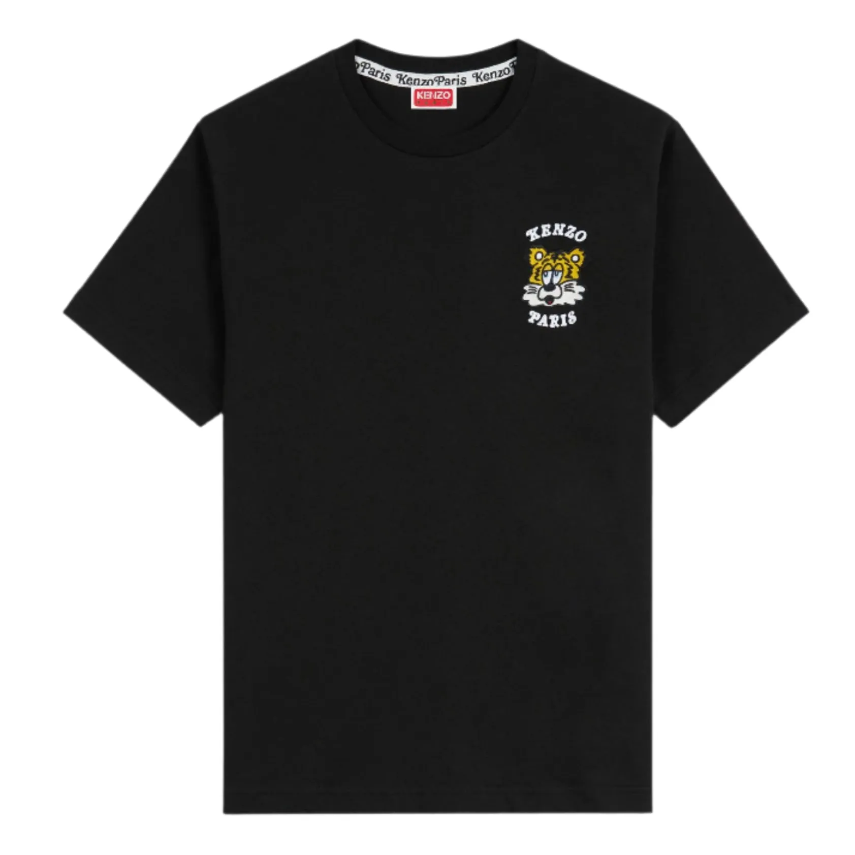 Kenzo Verdy Market Genderless Embroidered T-shirt Black