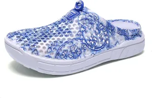 LIBINXIF Women Garden Clog Shoes,Men Breathable Slippers Beach Sandals Shower Water Walking Anti-Slip Shoes