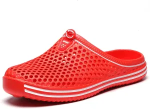 LIBINXIF Women Garden Clog Shoes,Men Breathable Slippers Beach Sandals Shower Water Walking Anti-Slip Shoes