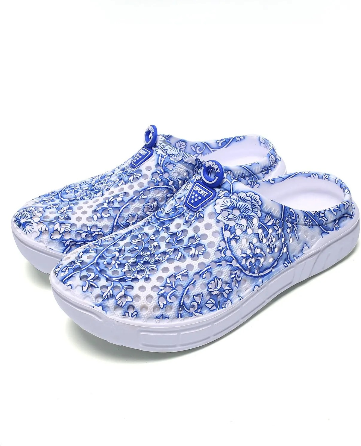 LIBINXIF Women Garden Clog Shoes,Men Breathable Slippers Beach Sandals Shower Water Walking Anti-Slip Shoes