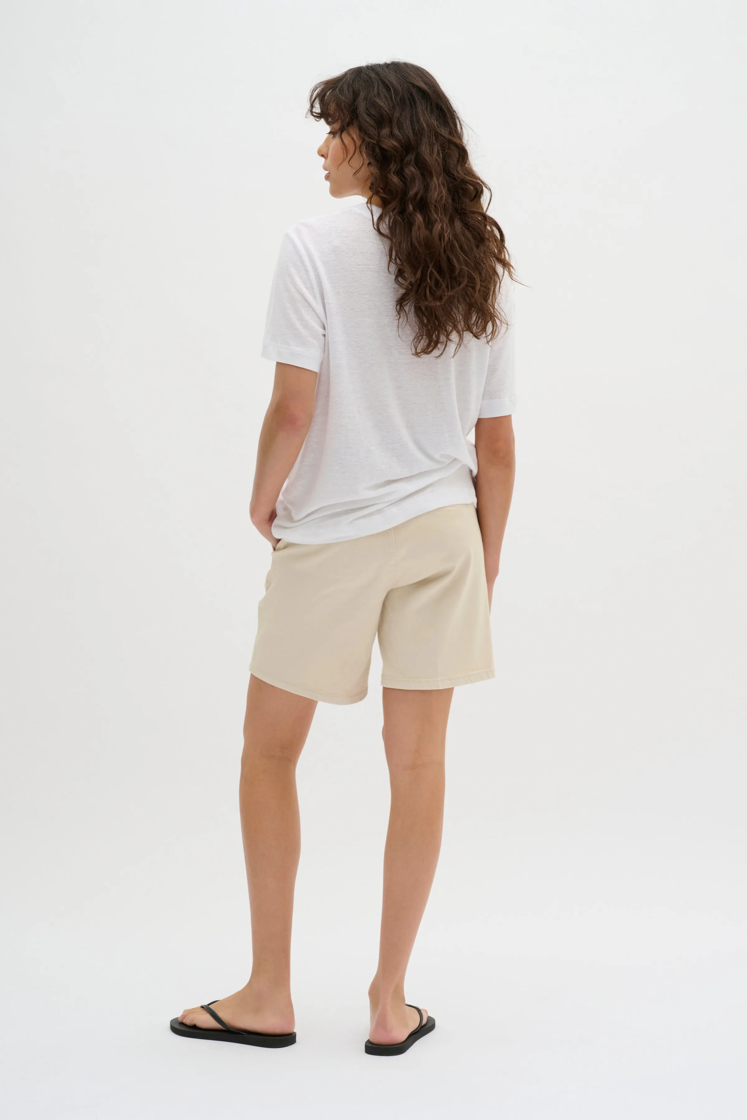 Lisa Linen T-Shirt - White