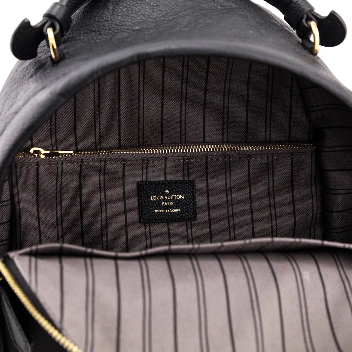 Louis Vuitton Black Monogram Empreinte Sorbonne Backpack