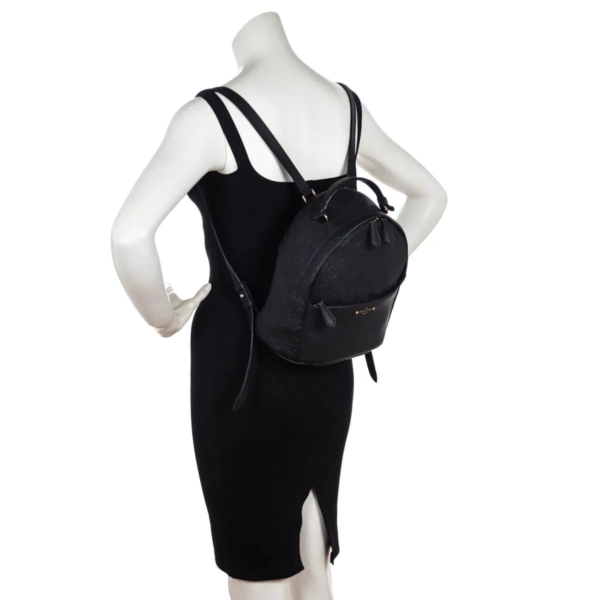 Louis Vuitton Black Monogram Empreinte Sorbonne Backpack