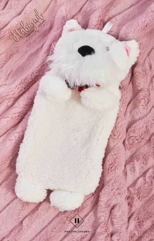 Luxury Cream Scottie Dog Hot Water Bottle