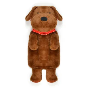 Luxury Plush Cute Dog With Handkerchief Hot Water Bottle