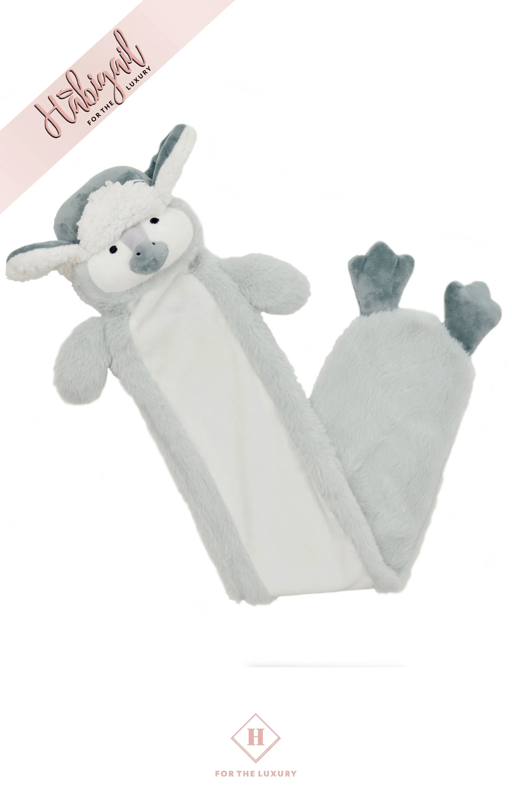 Luxury Plush Extra Long Cute Penguin Hot Water Bottle