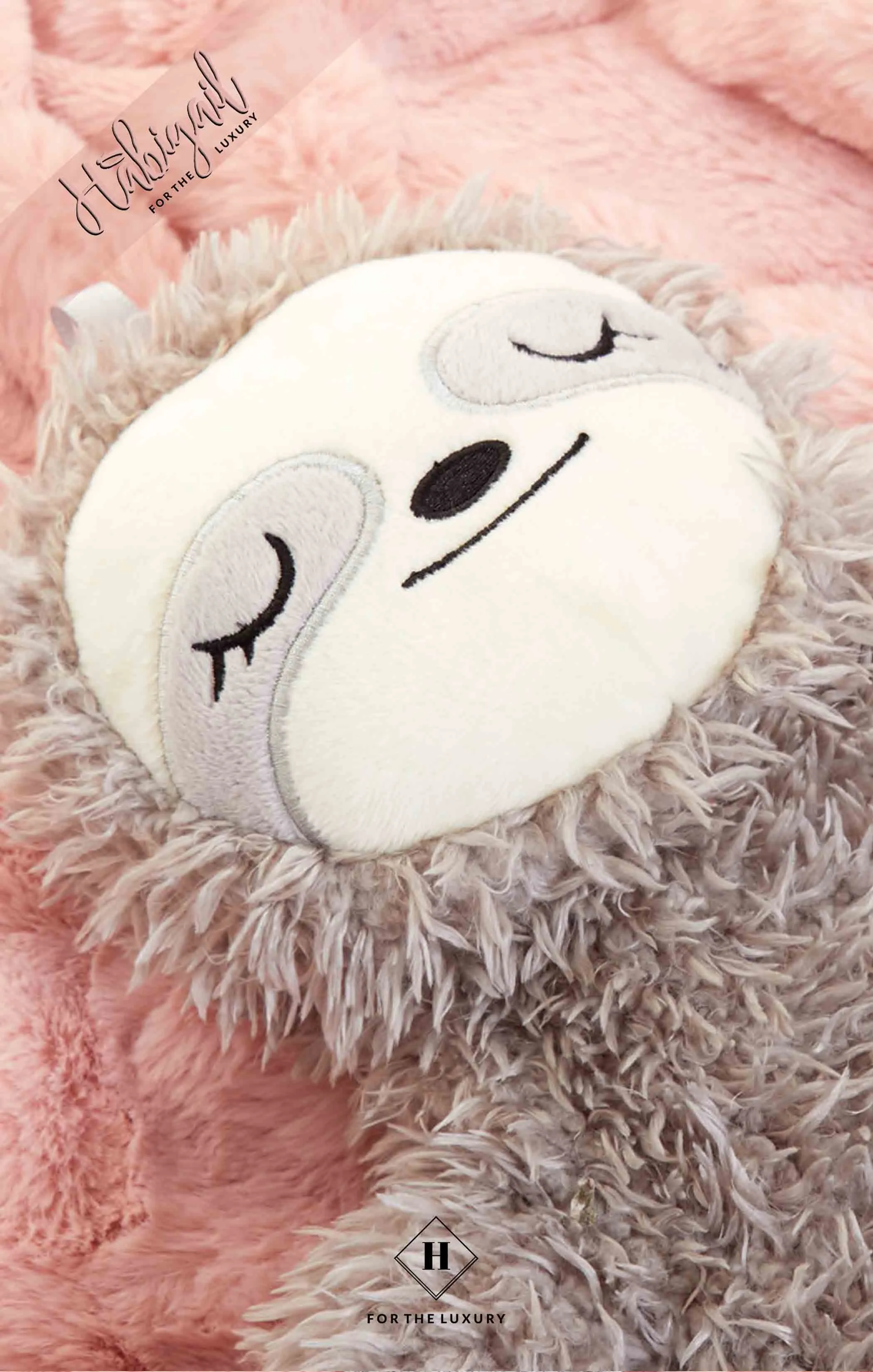 Luxury Plush Extra Long Sloth Hot Water Bottle