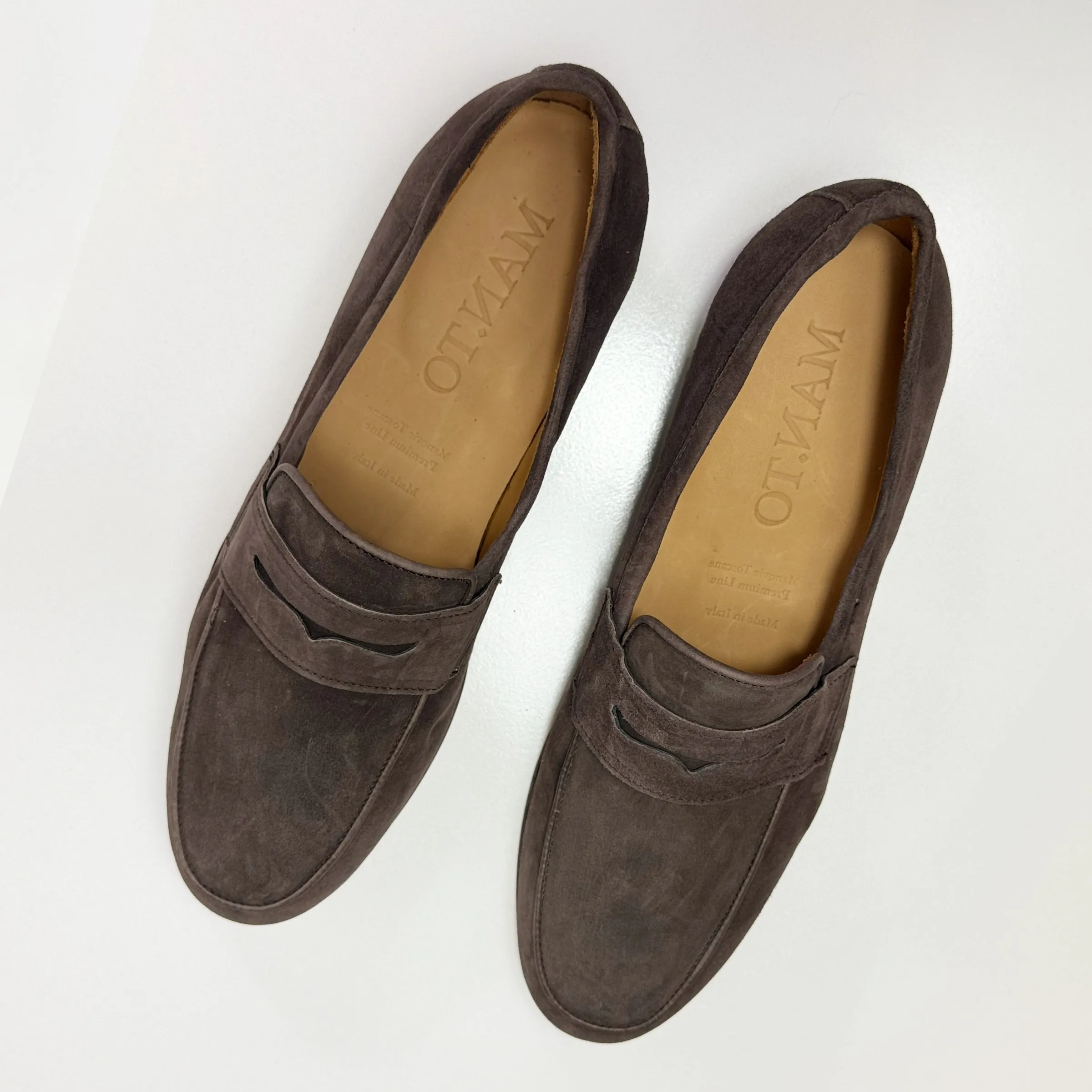 Manovie Toscane Gerardo Italian Suede Loafer