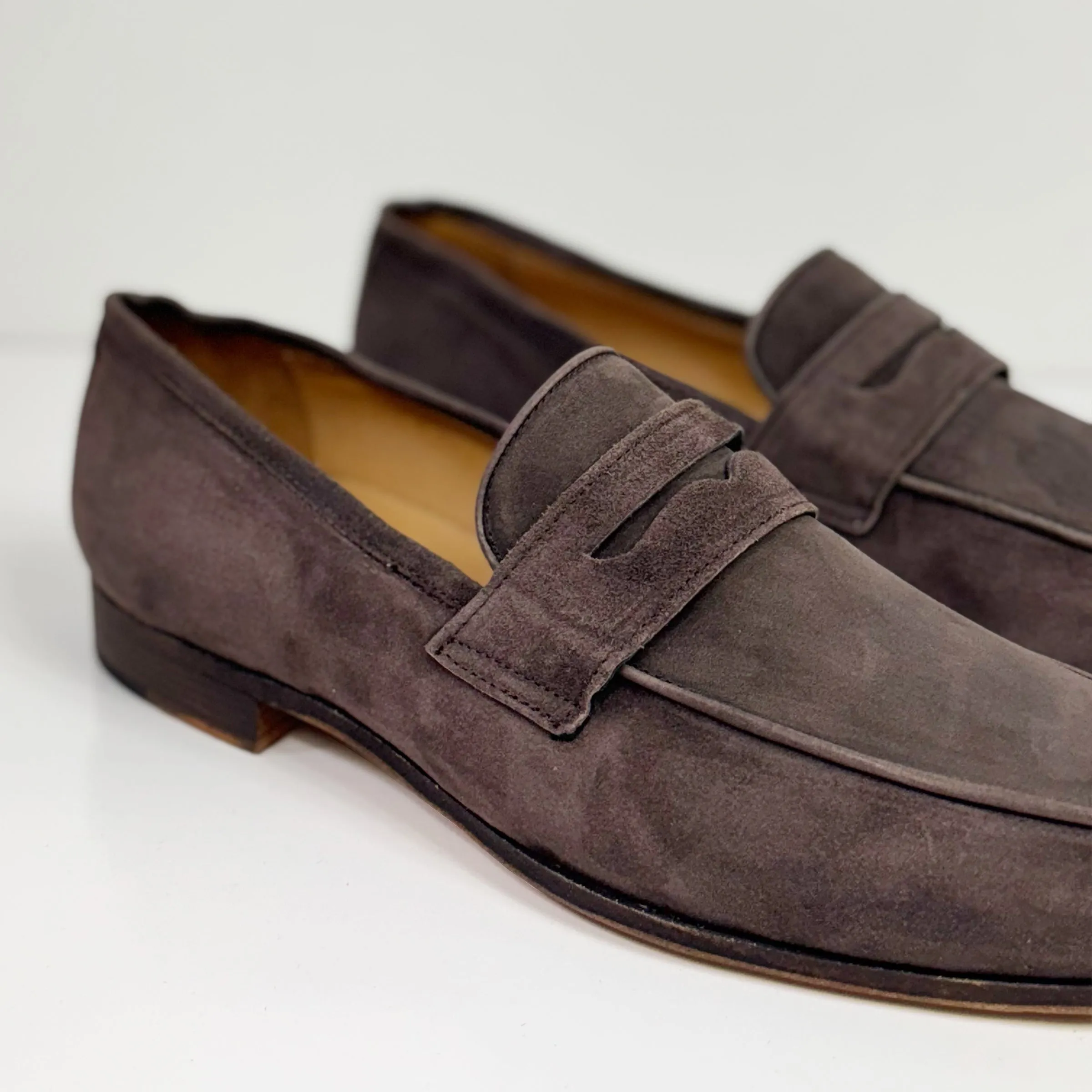 Manovie Toscane Gerardo Italian Suede Loafer