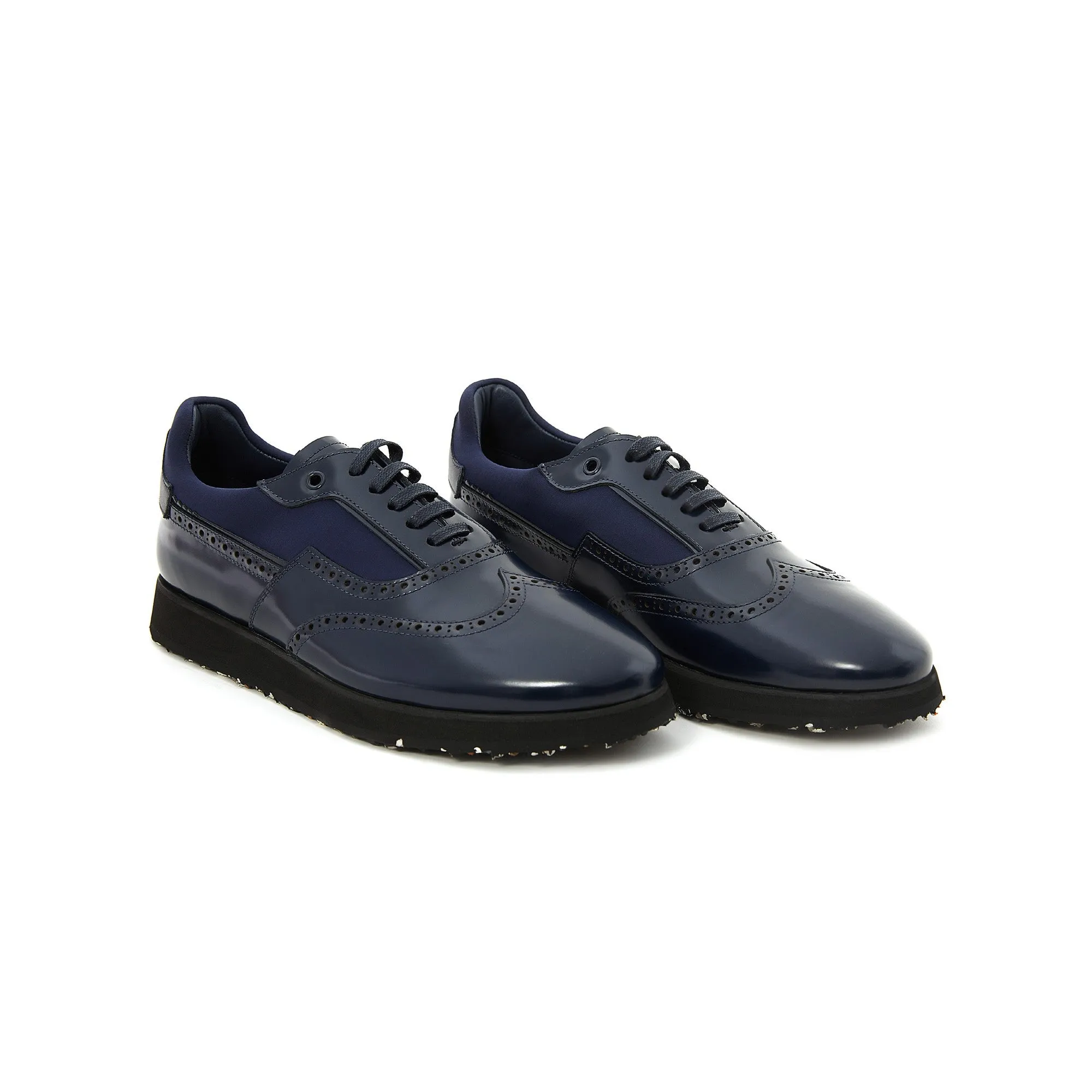 Men's Calf Leather Handmade Brogue M7014