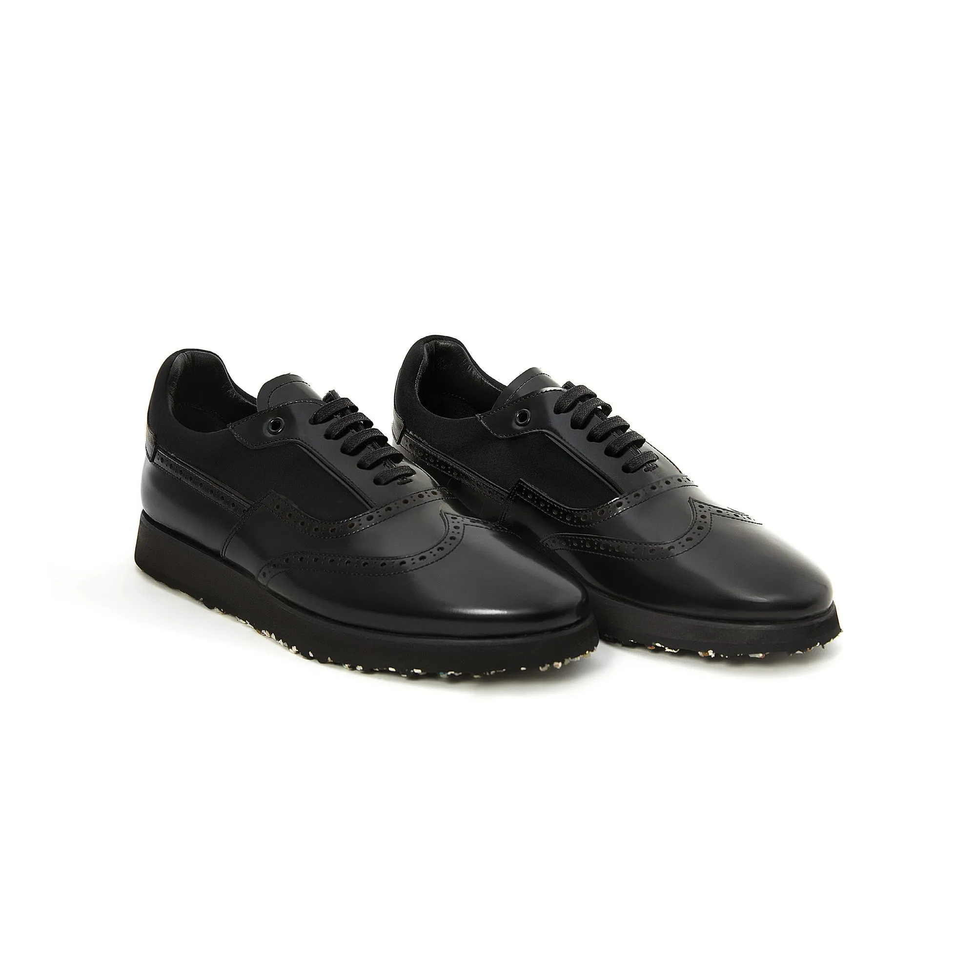 Men's Calf Leather Handmade Brogue M7014