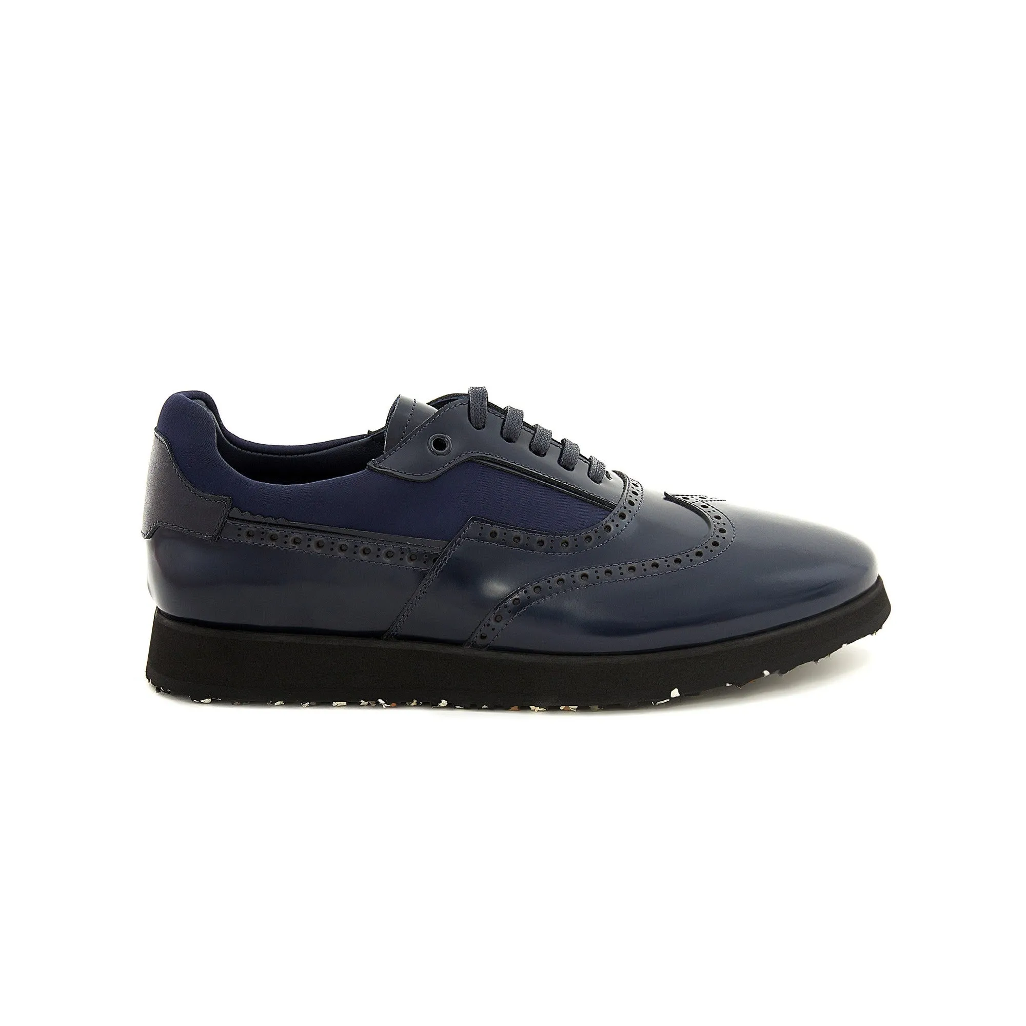 Men's Calf Leather Handmade Brogue M7014