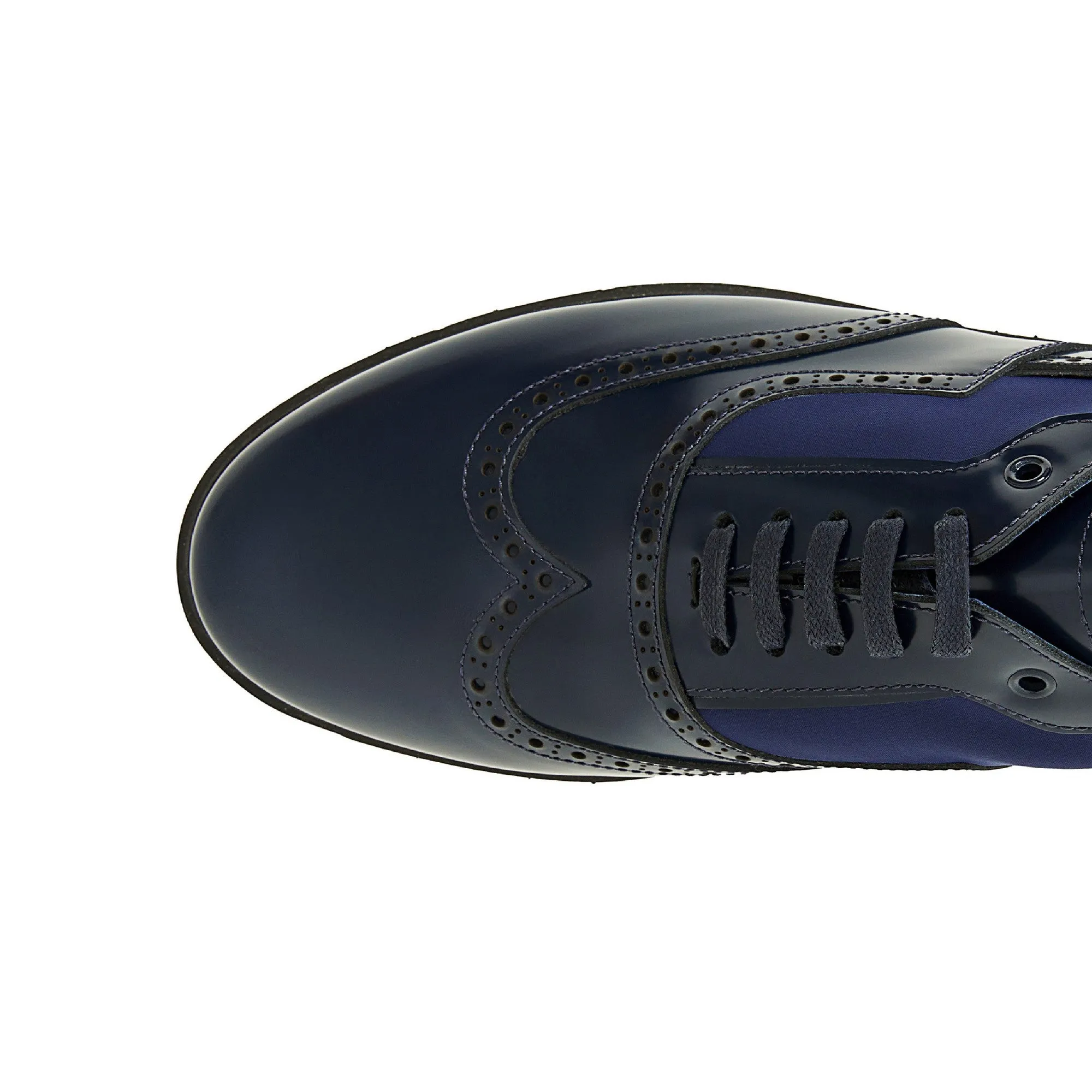 Men's Calf Leather Handmade Brogue M7014