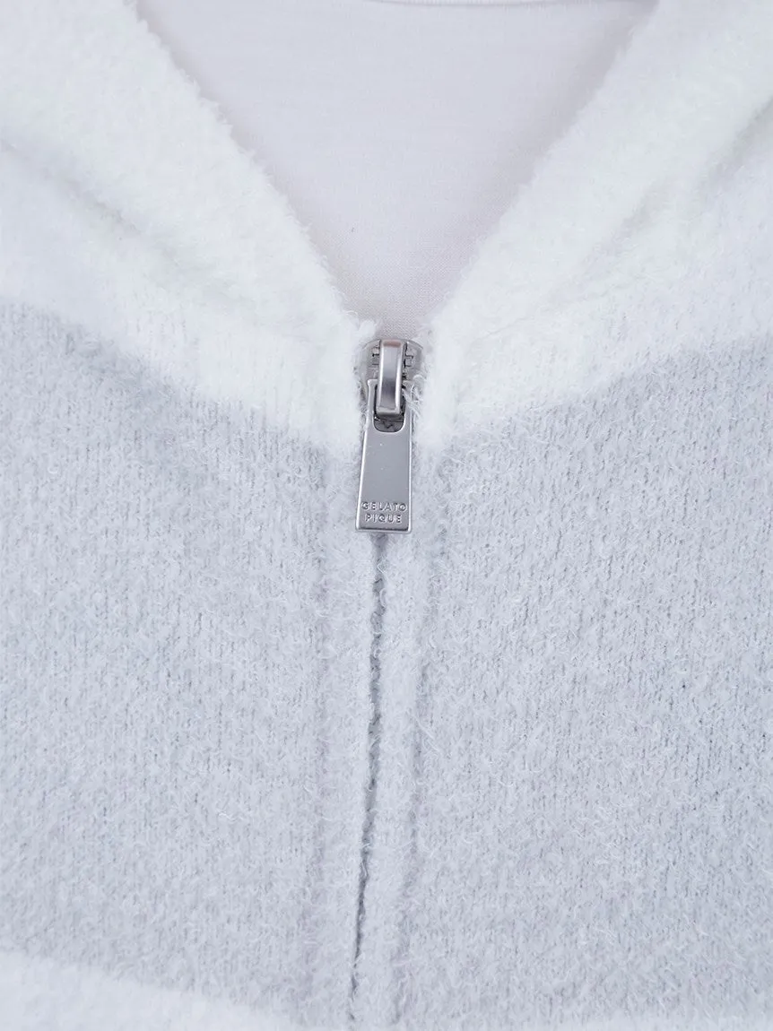 MENS Smoothie 2 Striped Stripe Zip Up Hoodie