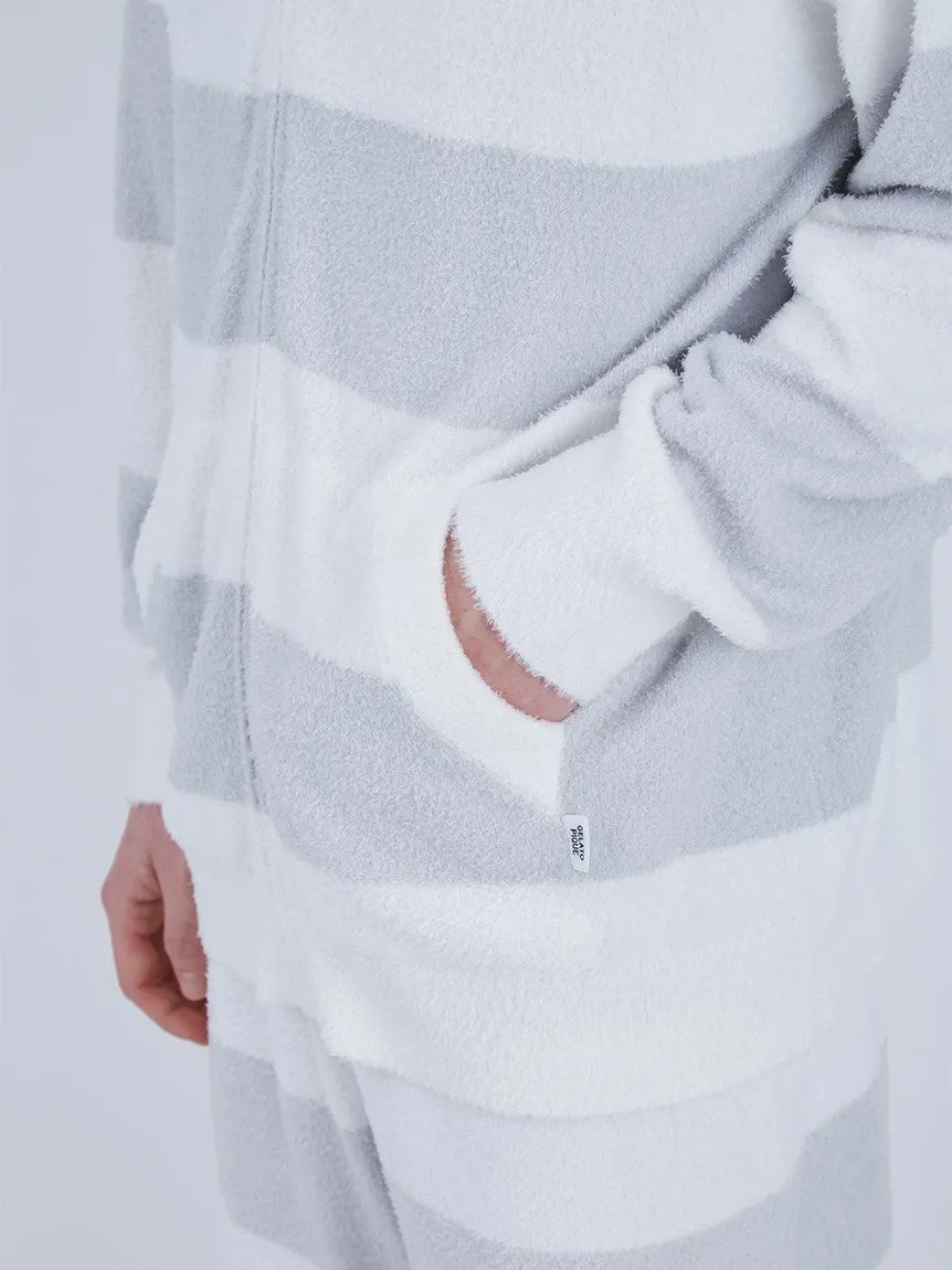 MENS Smoothie 2 Striped Stripe Zip Up Hoodie
