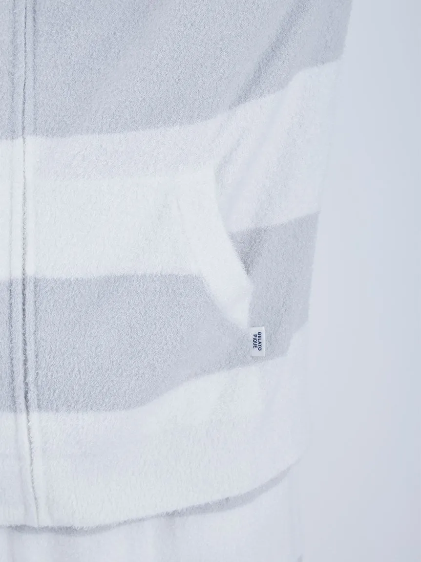 MENS Smoothie 2 Striped Stripe Zip Up Hoodie