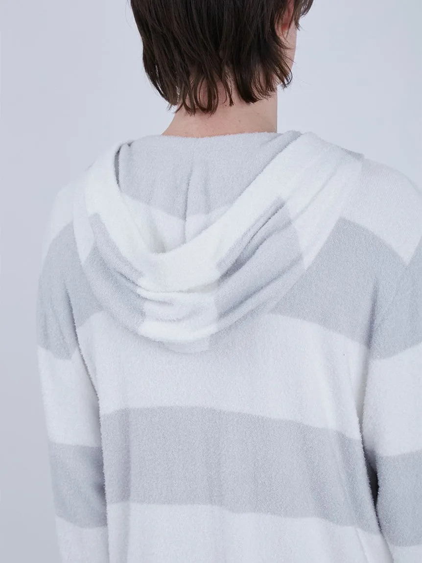 MENS Smoothie 2 Striped Stripe Zip Up Hoodie