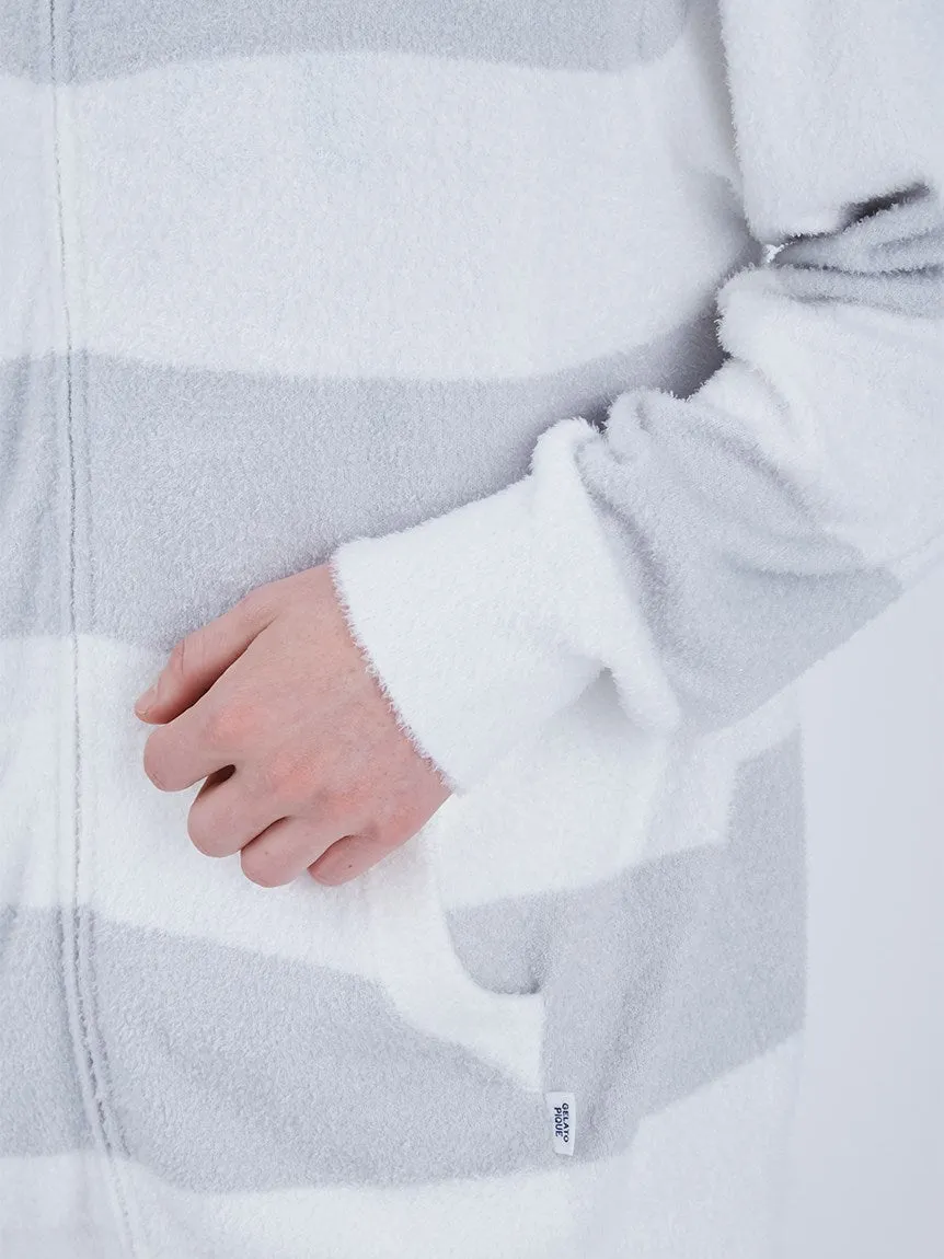 MENS Smoothie 2 Striped Stripe Zip Up Hoodie