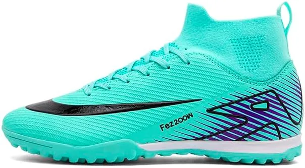 Mens Soccer Cleats Outdoor Lightweight High-Top Training Boots Ground Athletic Football Boots Soccer Shoes for Men/Women
