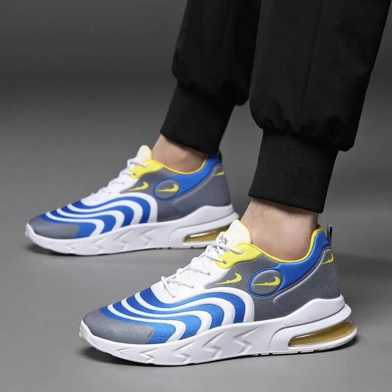 Men’s Sports Shoes - Air Cushion, Breathable Mesh, Comfortable Casual Travel Footwear 👟🌟