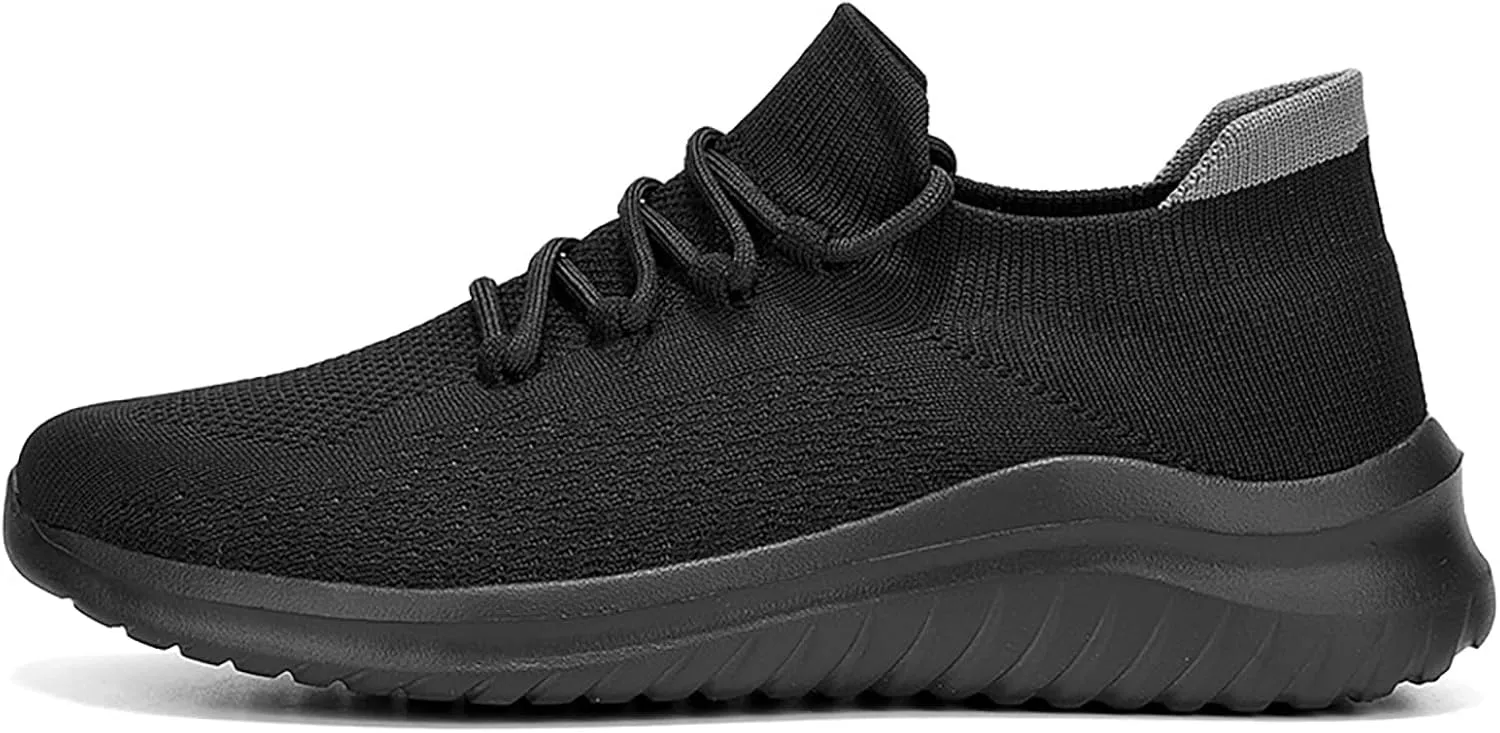 Men's Walking Sneakers Running Shoes Ultra Lightweight Breathable Non Slip Athletic Fashion Sneakers Mesh Workout Casual Sports Shoes