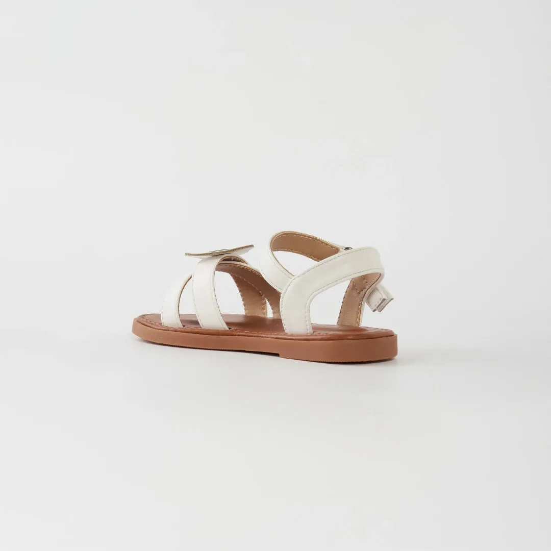 Mini Harmony Flats in Hana White