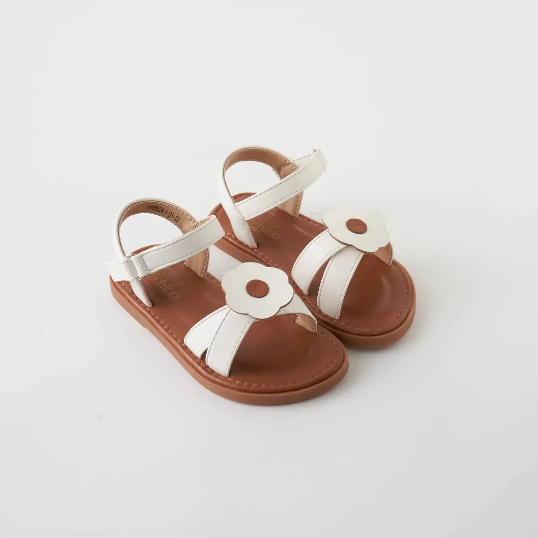 Mini Harmony Flats in Hana White
