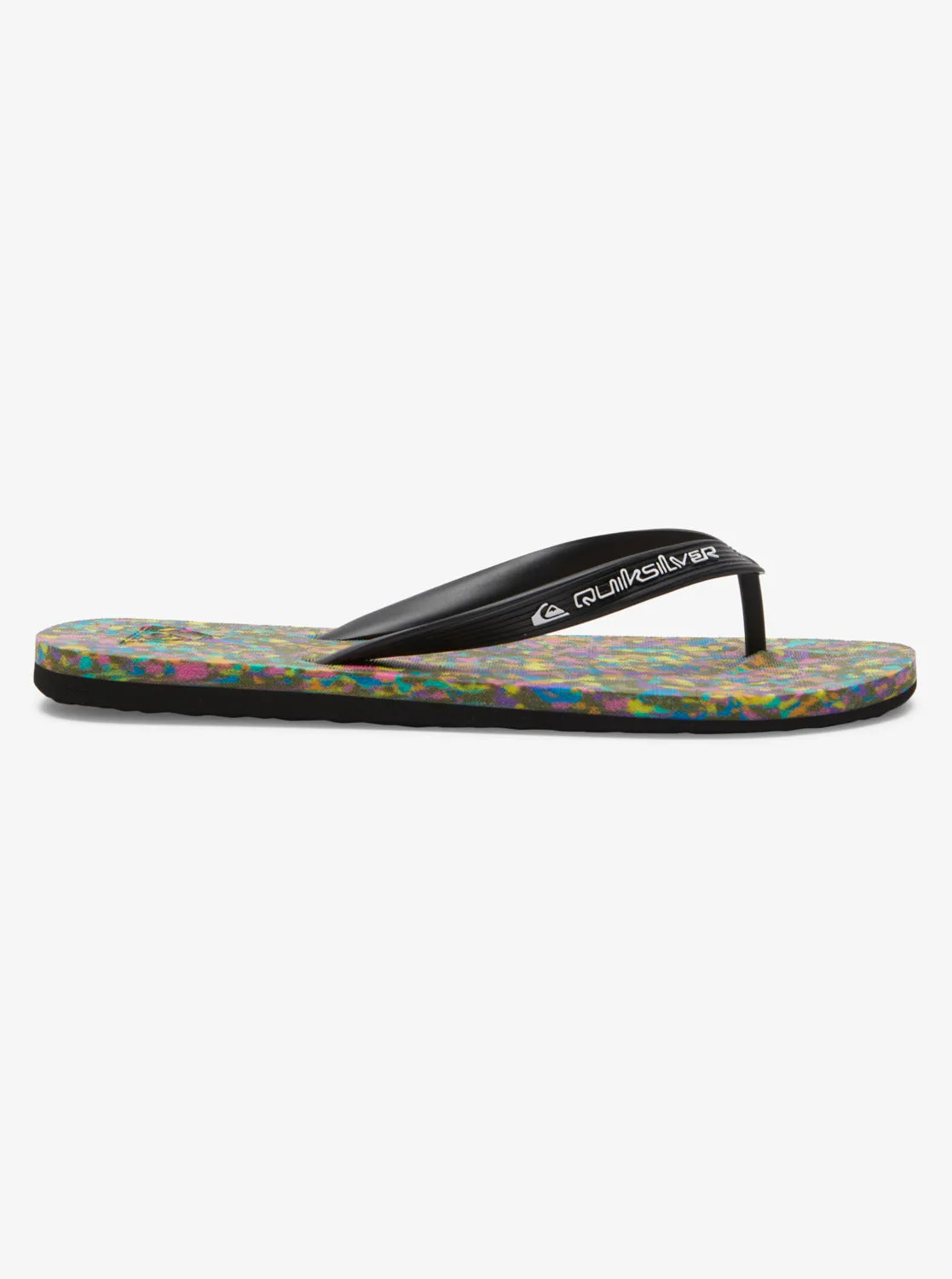 Molokai Recycled Flip-Flops - Black/Blue/Black