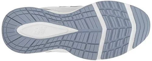 New Balance womens 608 V5 Casual Comfort Cross Trainer, White/Light Blue, 9.5 Wide US