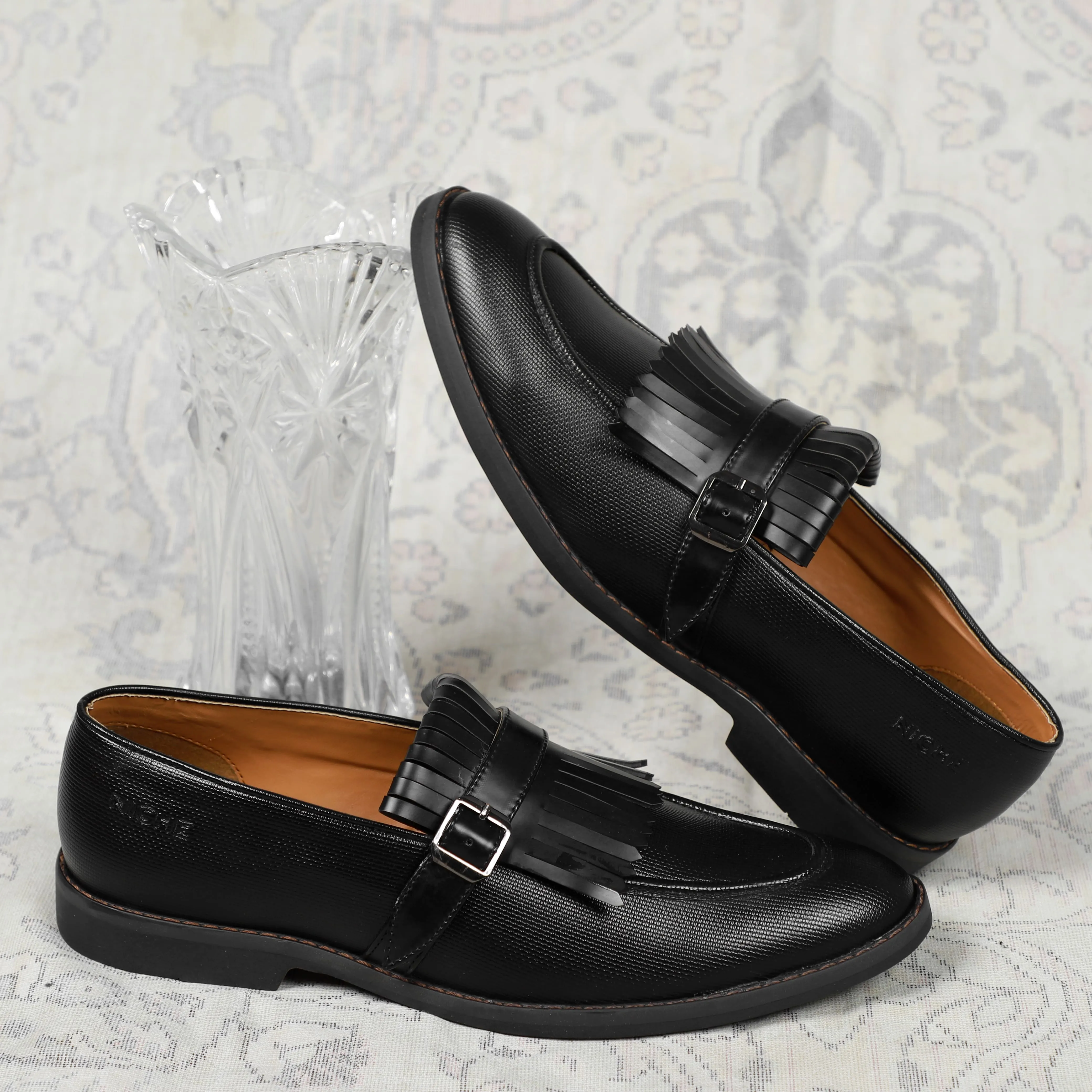 NICHE Black Braided Posh Flamingo Loafer
