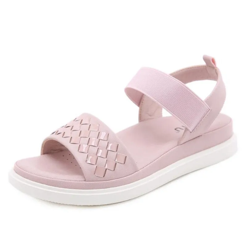 OCW Women Orthopedic Sandals Waterproof Anti-shock Low Heel Trendy Summer