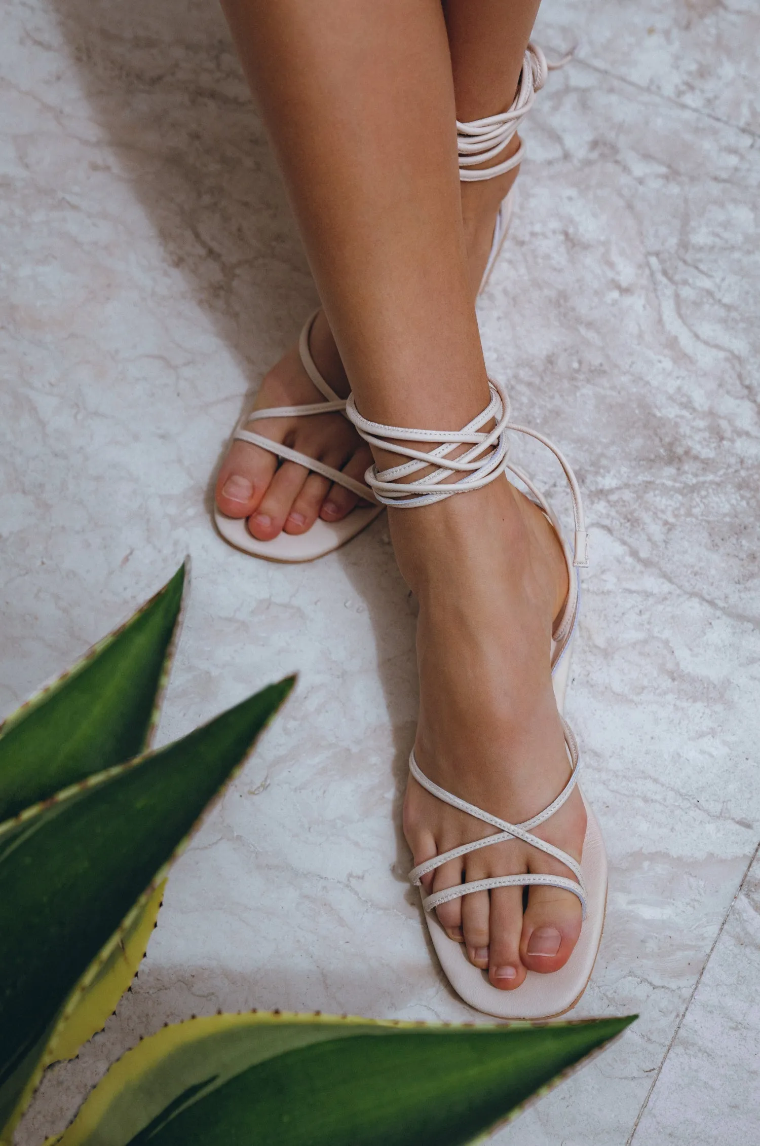 Palencia Strappy Leather Sandals (Sz. 9.5 & 10)