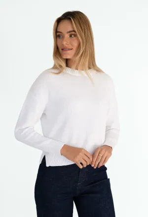 Parisian Jumper in White