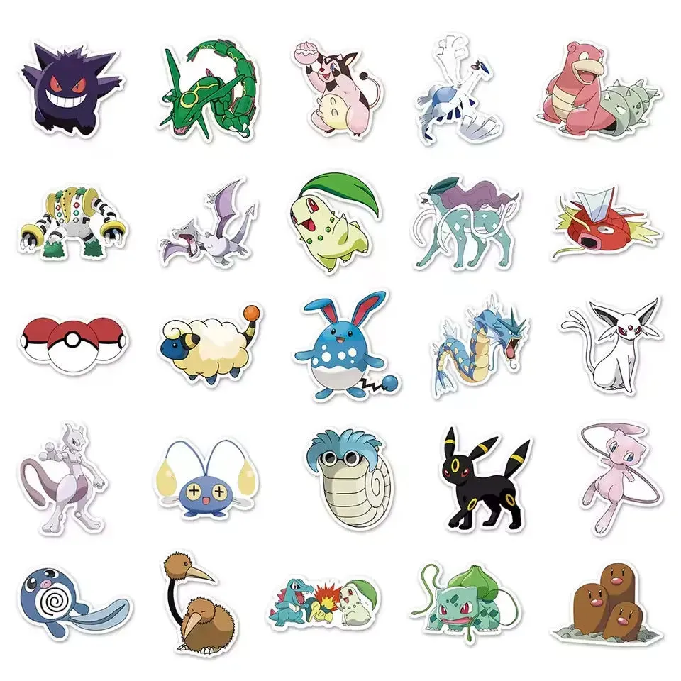 Pokemon Sticker Pack (50 Pcs)