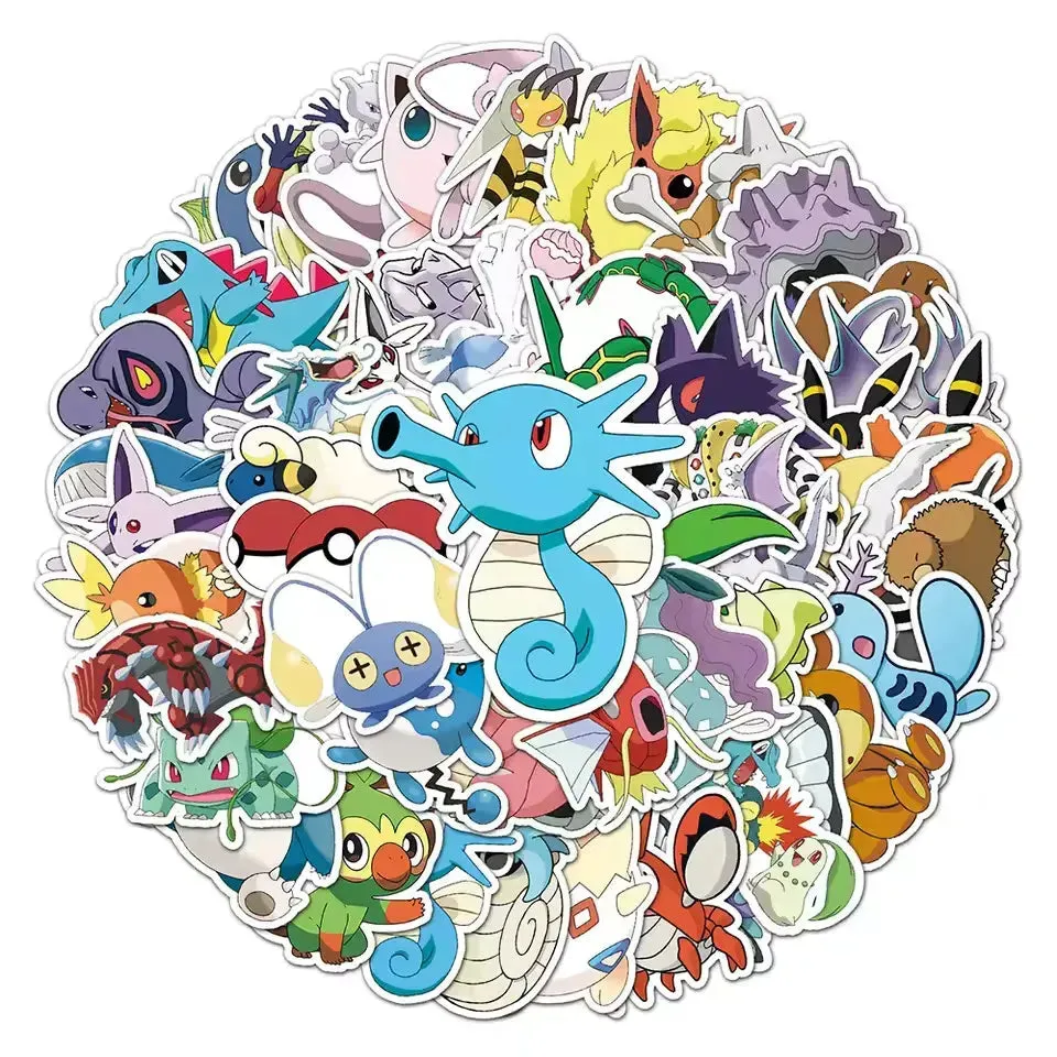 Pokemon Sticker Pack (50 Pcs)