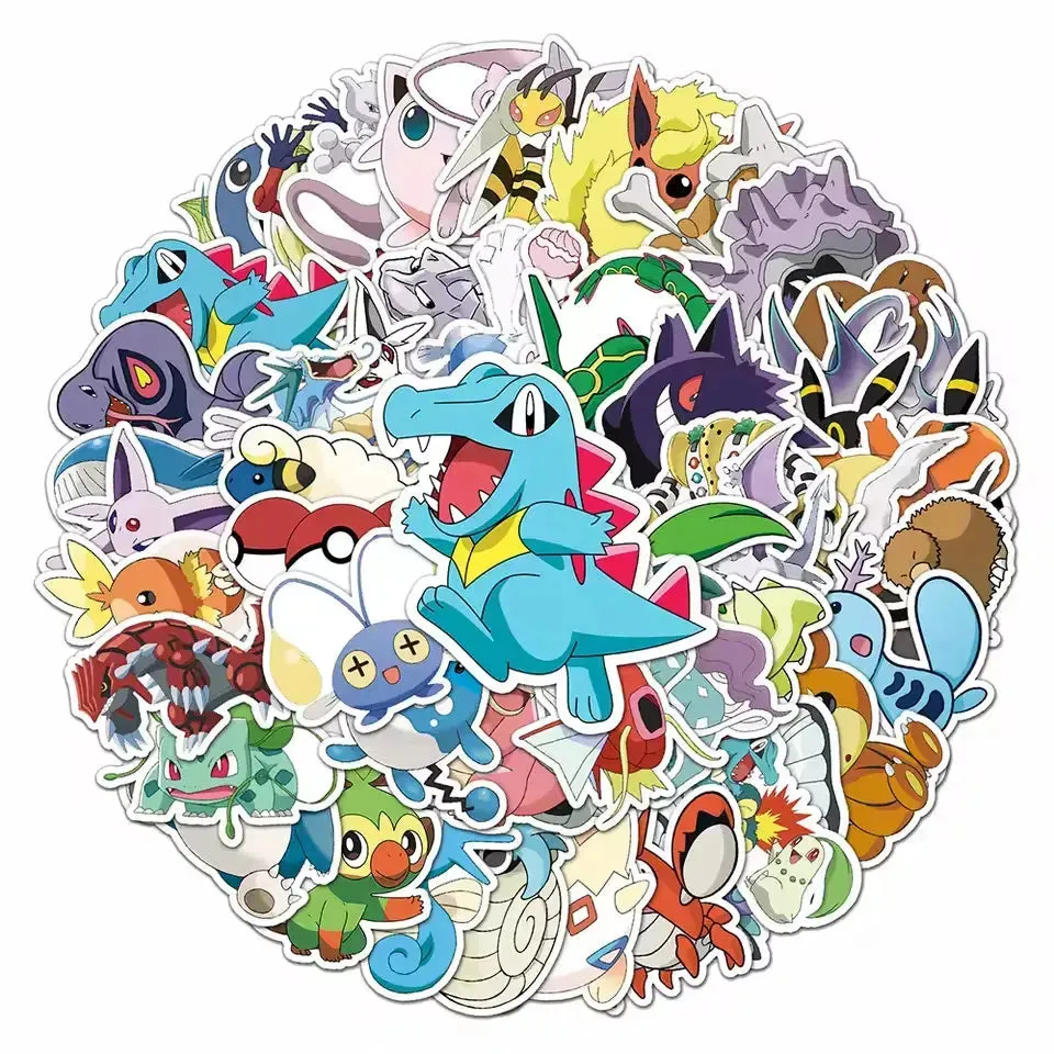 Pokemon Sticker Pack (50 Pcs)