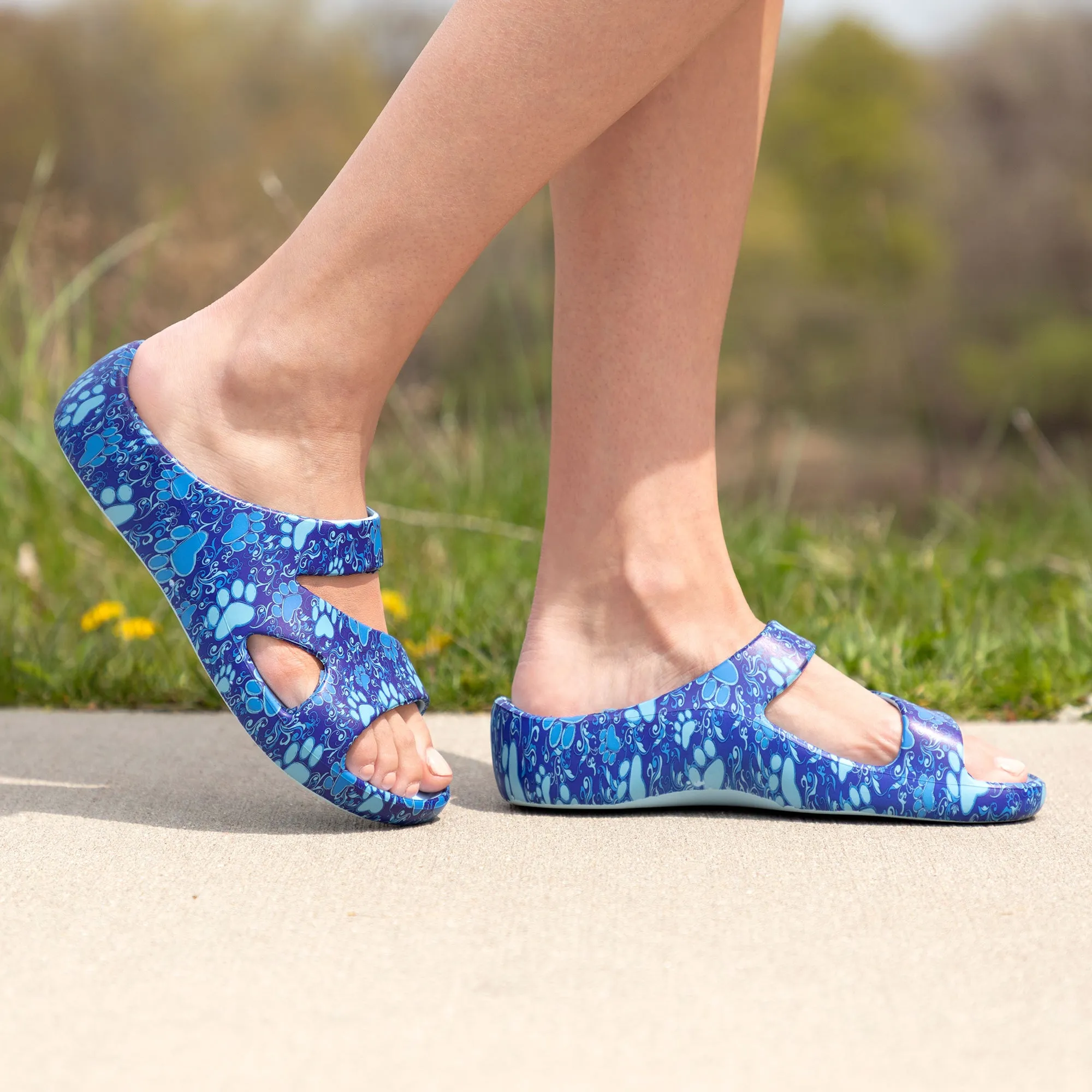 Positively Inspired Slide Sandals