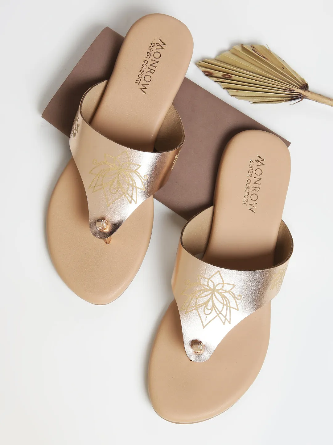 Rylie Rose Gold Flats