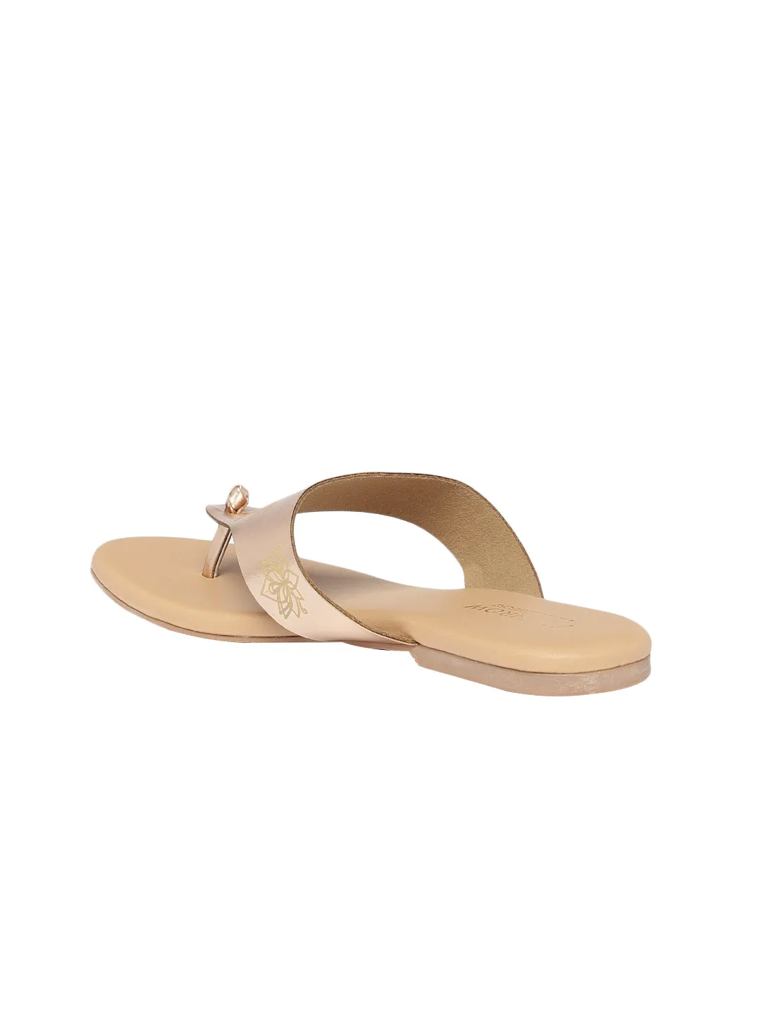 Rylie Rose Gold Flats