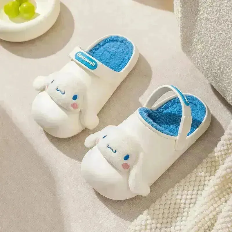 Sanrio Kuromi My Melody Cute Warm Sandals For Kids
