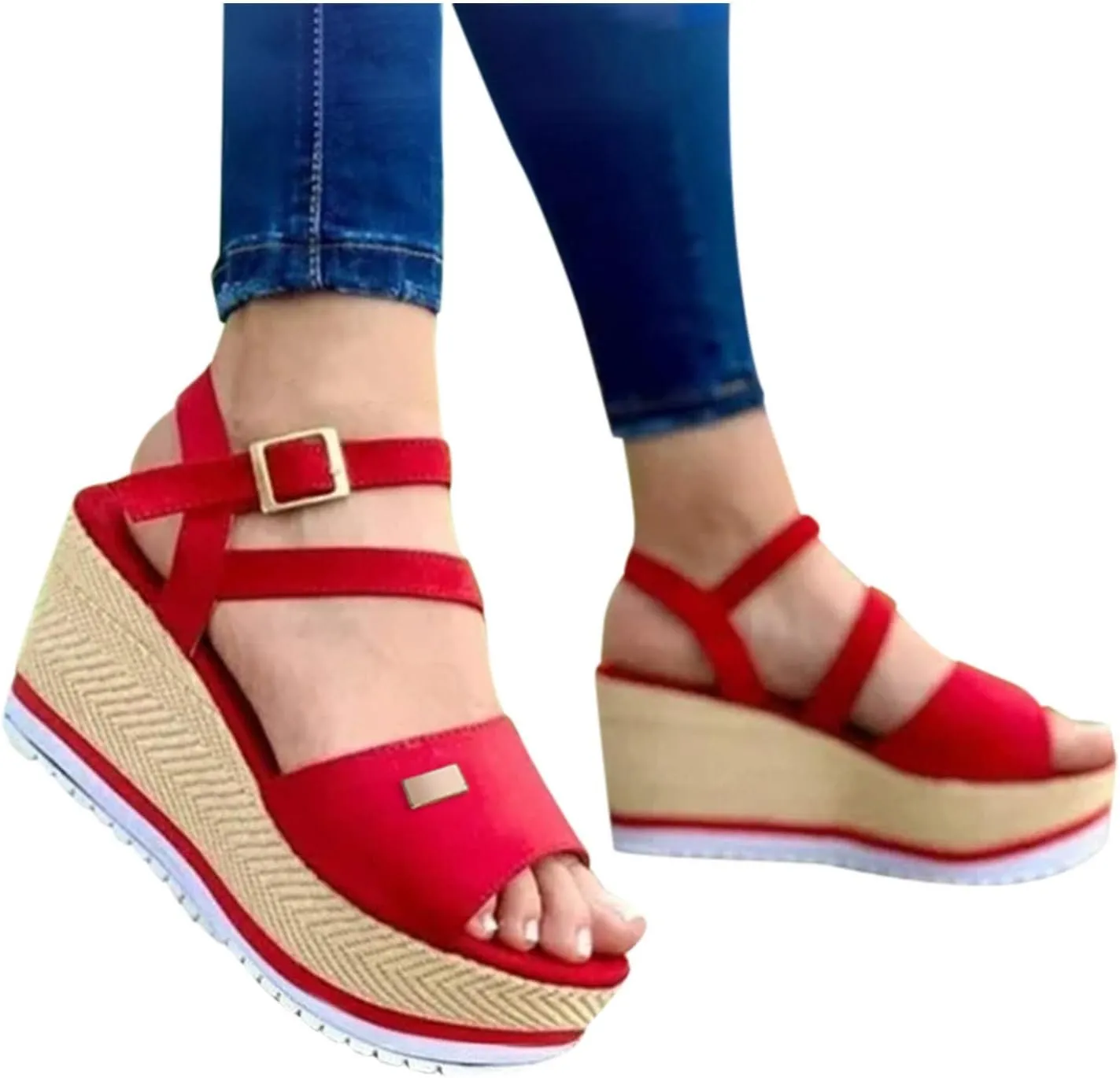 Shoes Slip-on Sandals Fashion Breathable Leisure Women's Casual Wedges Outdoor Women's Sandals