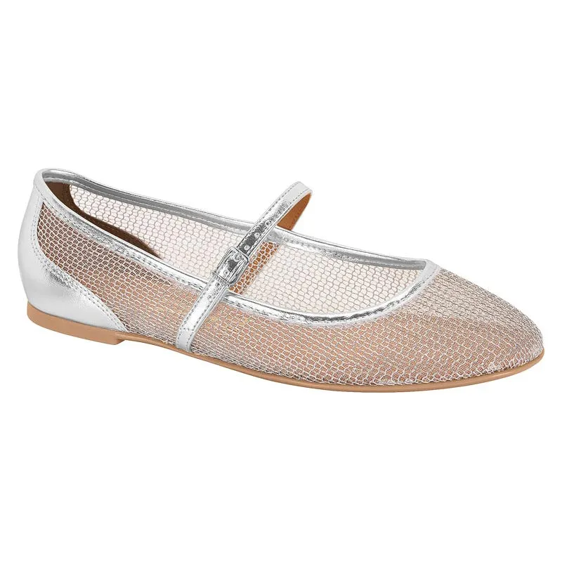 Silver Mesh Flats
